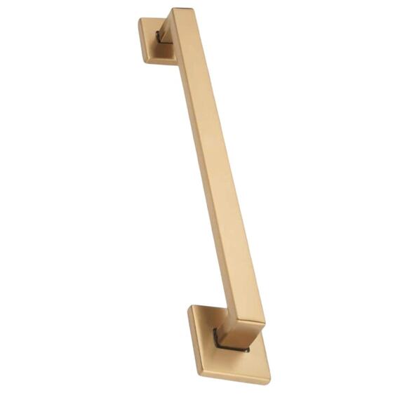 Glacier Bay 24 in. Soft Square Style Grab Bar Matte Gold - Picture 1 of 4